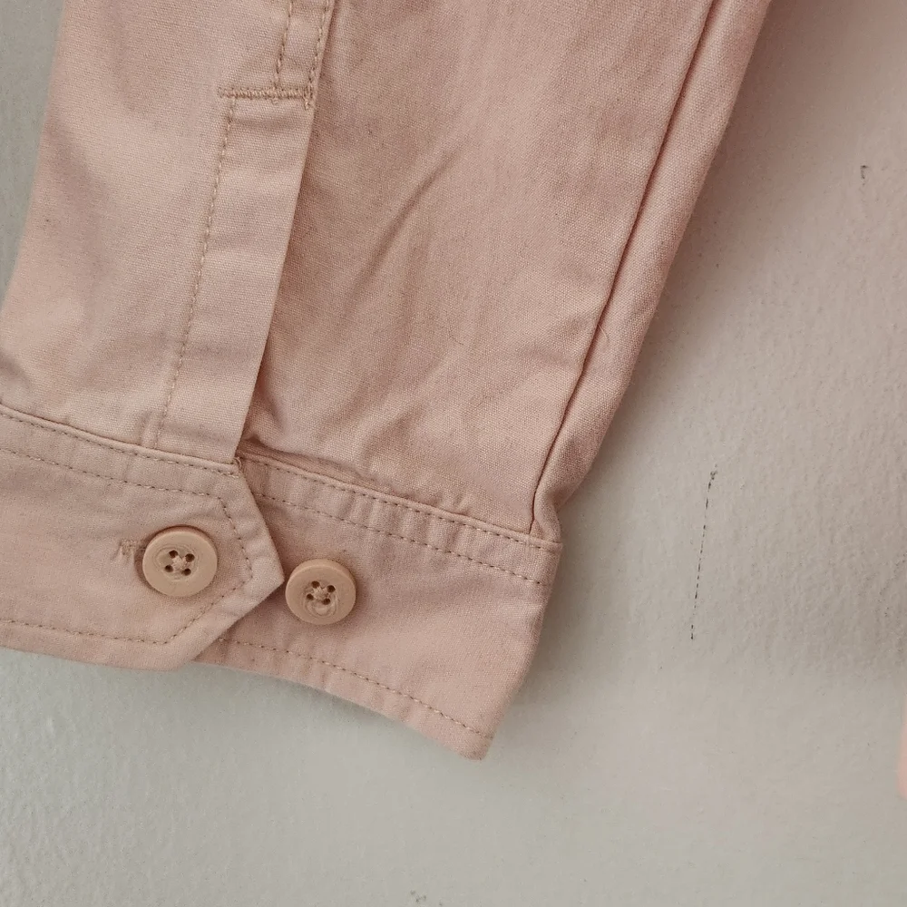Gap Kids Long Sleeve Button-Down 100% Cotton Jacket